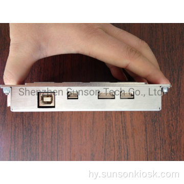 16-ստեղնյա չժանգոտվող հակա-խռով PCI հաստատված կոդավորված PinPad